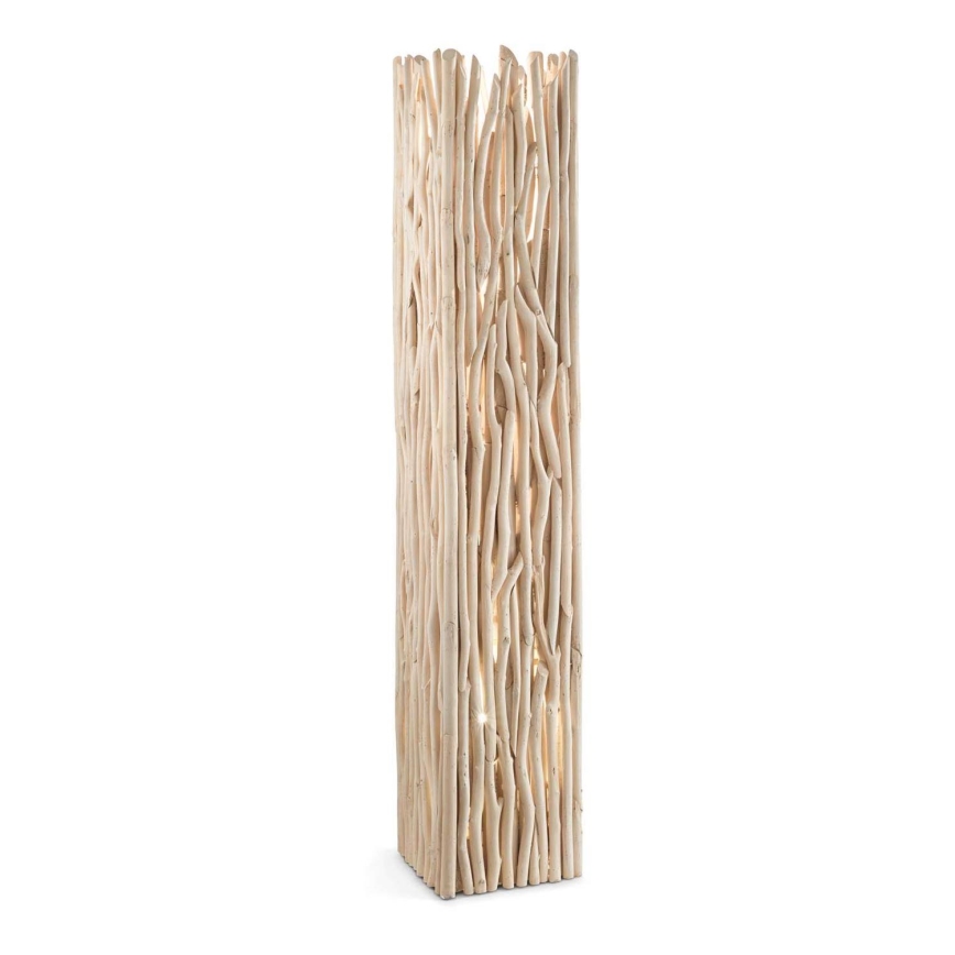 Ideal Lux - Lampada con piedistallo DRIFTWOOD 2xE27/60W/230V guava