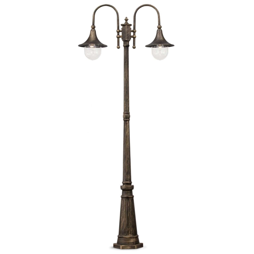 Ideal Lux - Lampada da esterno CIMA 2xE27/52W/230V 216 cm IP43 patina