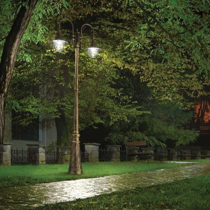 Ideal Lux - Lampada da esterno CIMA 2xE27/52W/230V 216 cm IP43 patina