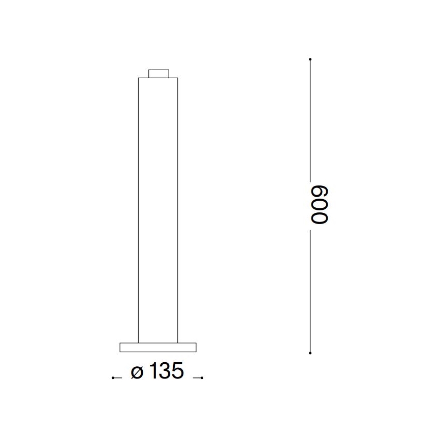 Ideal Lux - Lampada da esterno CLIO 1xE27/42W/230V 60 cm IP44 marrone