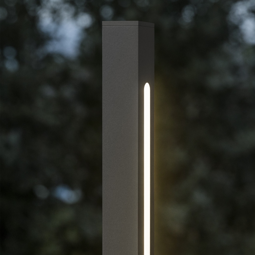 Ideal Lux - Lampada da esterno LED JEDI LED/12W/230V 80 cm CRI 90 IP65 antracite