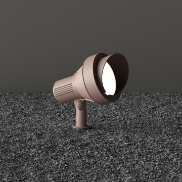 Ideal Lux - Lampada da esterno TERRA 1xGU10/28W/230V IP65 marrone