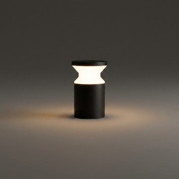 Ideal Lux - Lampada da esterno TORRE 1xE27/15W/230V 22 cm IP65 nera