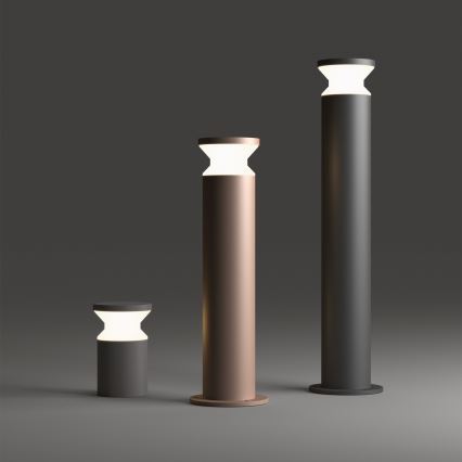 Ideal Lux - Lampada da esterno TORRE 1xE27/15W/230V 60 cm IP65 antracite