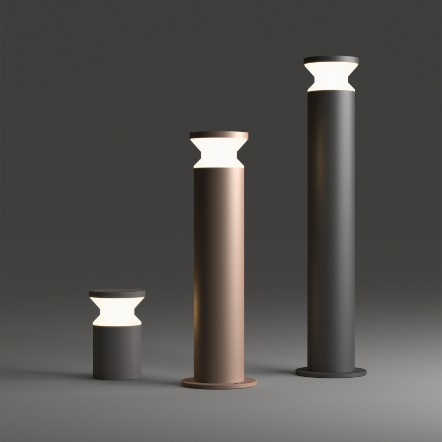 Ideal Lux - Lampada da esterno TORRE 1xE27/15W/230V 80 cm IP65 antracite