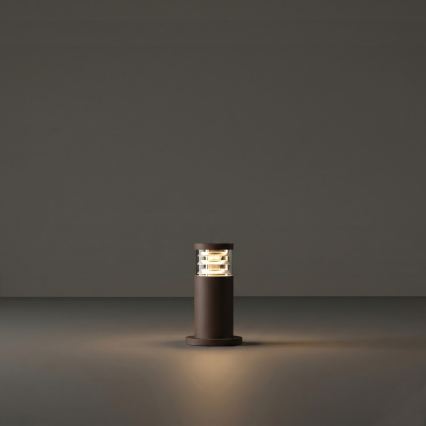 Ideal Lux - Lampada da esterno TRONCO 1xE27/42W/230V 25 cm IP65 marrone