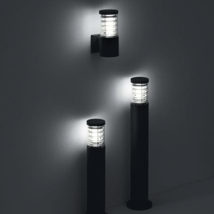 Ideal Lux - Lampada da esterno TRONCO 1xE27/42W/230V 80 cm IP65 nera