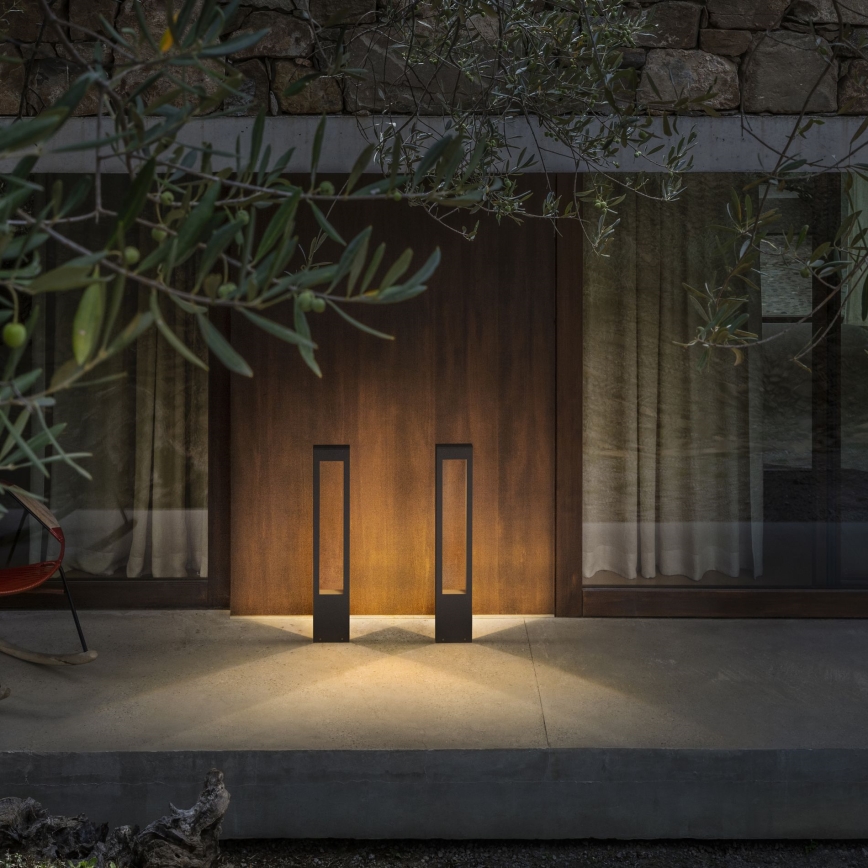 Ideal Lux - Lampada da esterno VEGA 1xG9/15W/230V 80 cm IP44 marrone