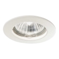 Ideal Lux - Lampada da incasso JAZZ 1xGU10/50W/230V bianco