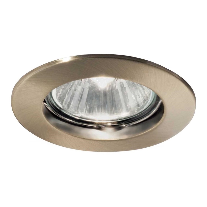 Ideal Lux - Lampada da incasso JAZZ 1xGU10/50W/230V bronzo