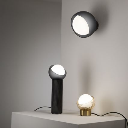 Ideal Lux - Lampada da parete LED BLOOM 1xE27/42W/230V nera