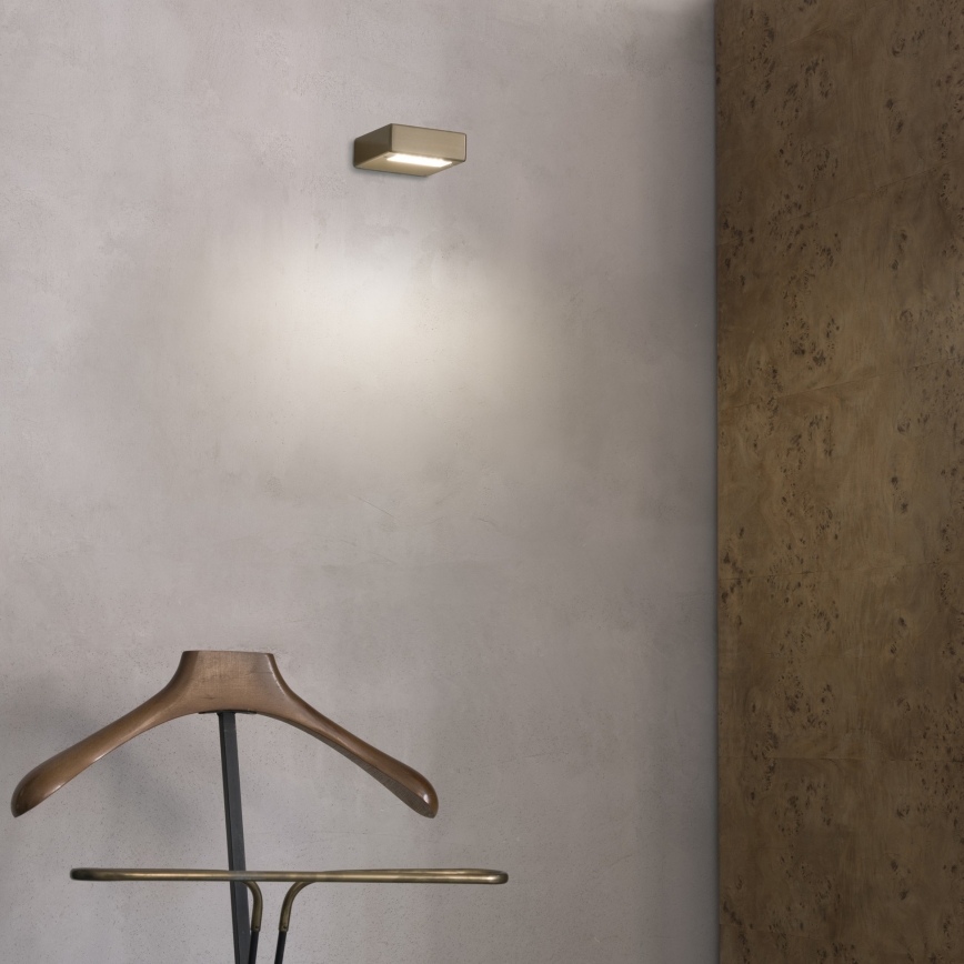 Ideal Lux - Lampada da parete LED TAB LED/24W/230V CRI 90 ottone