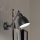 Ideal Lux - Lampada da parete NEWTON 1xE27/42W/230V nera