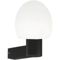Ideal Lux - Lampada da parete per esterni CLIO 1xE27/42W/230V IP44 nera