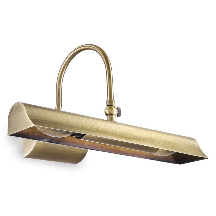 Ideal Lux - Lampada da quadro RETRO 2xE14/28W/230V ottone