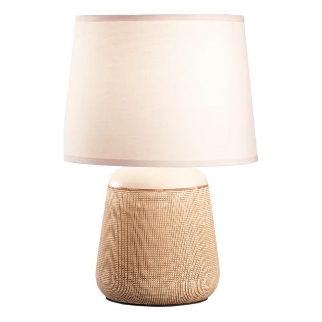 Ideal Lux - Lampada da tavolo KALI 1xE14/40W/230V ceramiche/color crema/beige