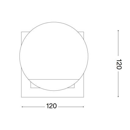 Ideal Lux - Lampada da tavolo LED ANGOLO 1xG9/3W/230V nero