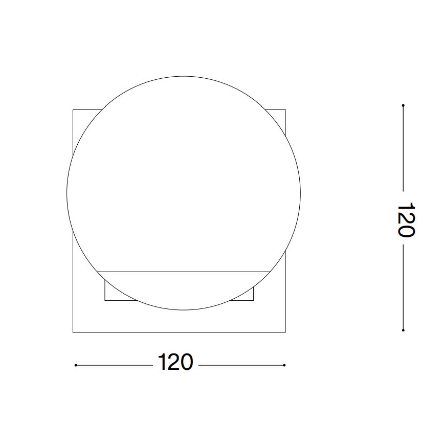Ideal Lux - Lampada da tavolo LED ANGOLO 1xG9/3W/230V nero