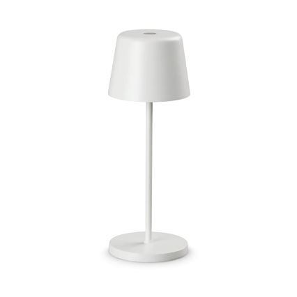Ideal Lux - LED Dimmerabile touch per esterni lampada da tavolo CUTE LED/2,5W/3,7V USB 2200-2700K IP65 bianco