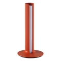 Ideal Lux - Lampada da tavolo LED dimmerabile DORICA LED/8W/230V CRI 90 arancione
