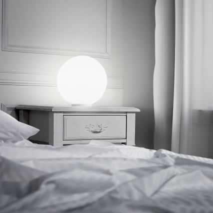 Ideal Lux - Lampada da tavolo LED MAPA 1xG9/3W/230V diametro 10 cm bianco