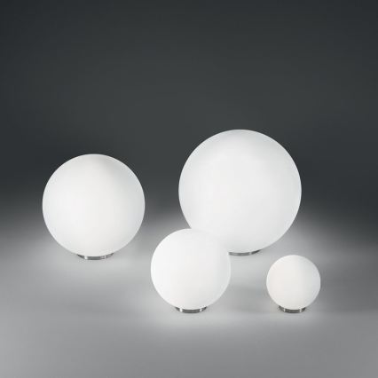 Ideal Lux - Lampada da tavolo MAPA 1xE27/42W/230V Ø 20 cm bianca