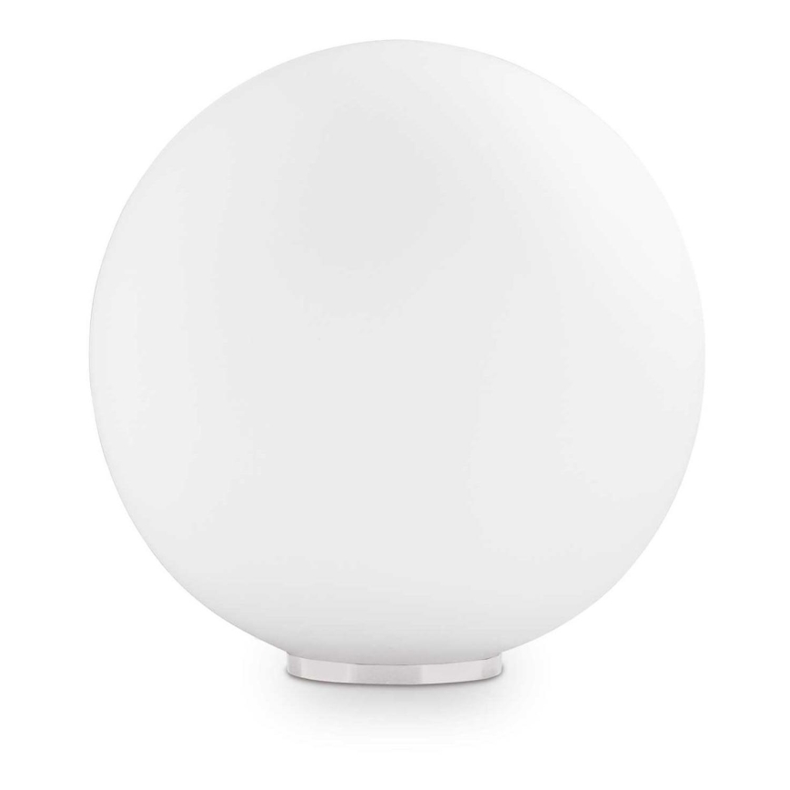 Ideal Lux - Lampada da tavolo MAPA 1xE27/42W/230V Ø 40 cm, bianca