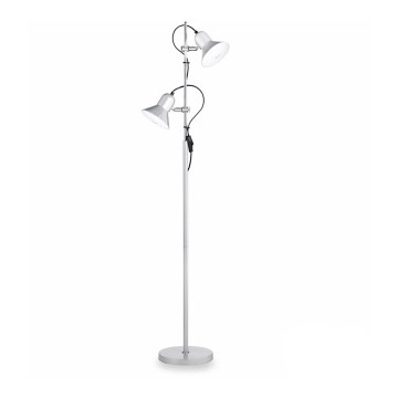 Ideal Lux - Lampada da terra 2xE27/60W/230V argento