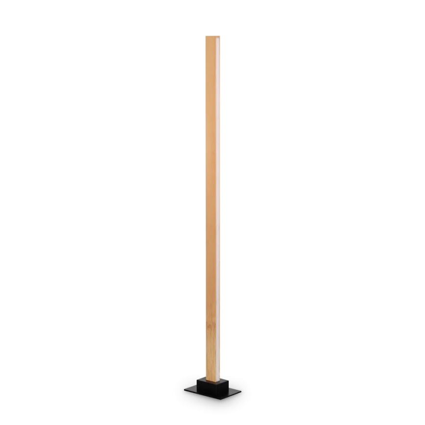 Ideal Lux - Lampada da terra dimmerabile a LED CRAFT LED/26W/230V CRI 90 faggio