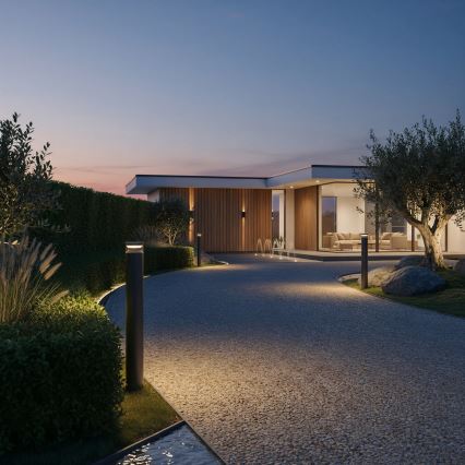 Ideal Lux - Lampada LED da esterno BOEING LED/14W/230V 100 cm CRI 90 IP65 nero