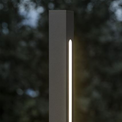 Ideal Lux - Lampada LED da esterno JEDI LED/7W/230V 40 cm CRI 90 IP65 antracite