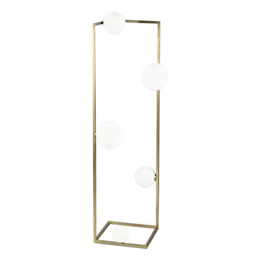 Ideal Lux - Lampada LED da terra ANGOLO 5xG9/3W/230V ottone