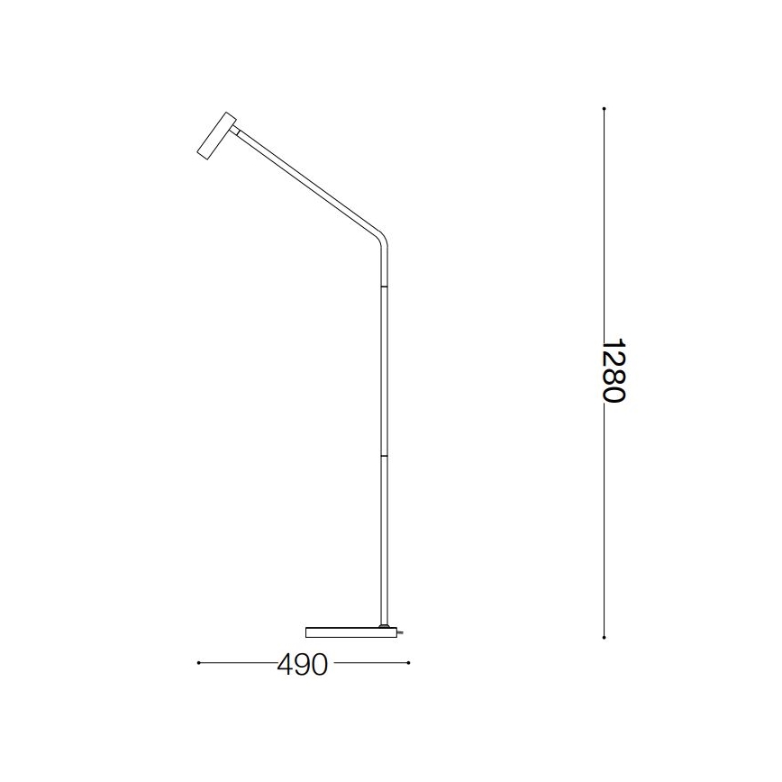 Ideal Lux - Lampada LED da terra EASY LED/3,5W/230V CRI 90 bianco