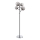 Ideal Lux - Lampada LED da terra EQUINOXE 4xG4/2W/230V cromo lucido/fumé