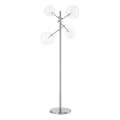 Ideal Lux - Lampada LED da terra EQUINOXE 4xG4/2W/230V cromo lucido/limpido