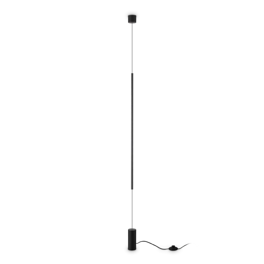 Ideal Lux - Lampada LED da terra FILO LED/14W/230V 2700K CRI 90 nero