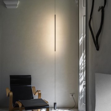 Ideal Lux - Lampada LED da terra FILO LED/14W/230V 3000K CRI 90 nero