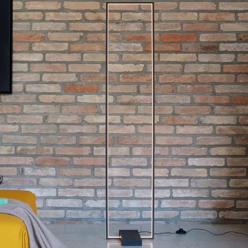 Ideal Lux - Lampada LED da terra FRAME LED/30W/230V nero