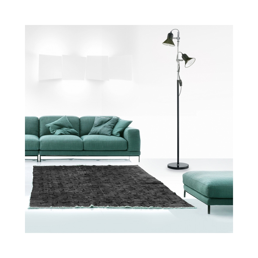Ideal Lux - Lampadaire 2xE27/60W/230V noir