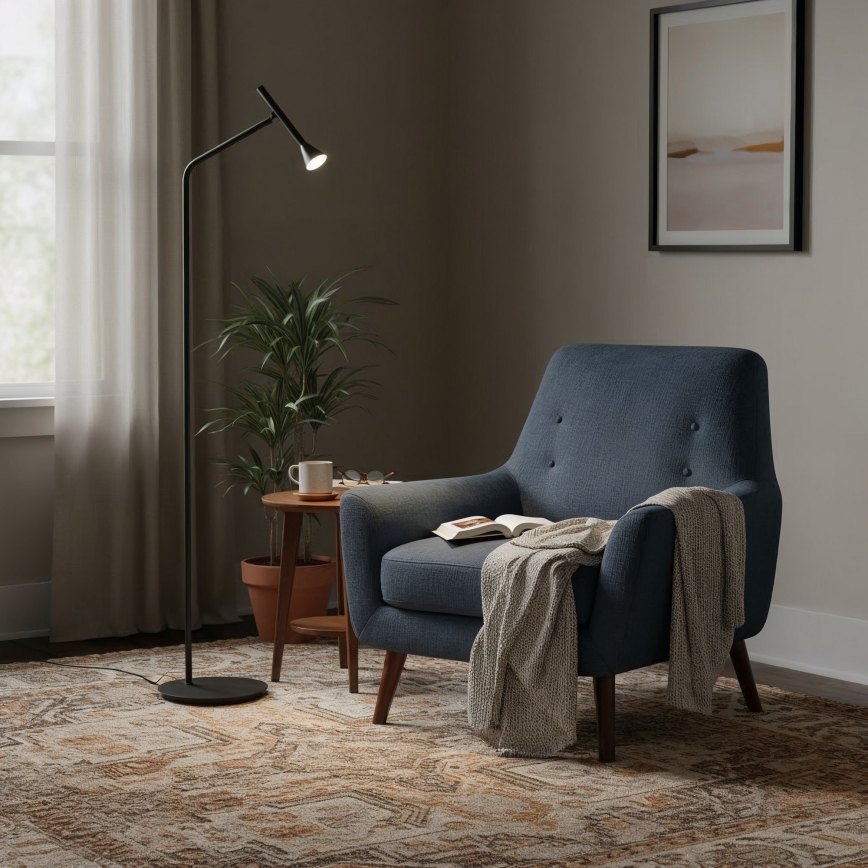 Ideal Lux - Lampadaire DIESIS LED/4,5W/230V CRI 95 noir