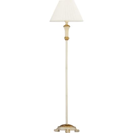 Ideal Lux - Lampadaire FIRENZE 1xE14/40W/230V blanc/doré