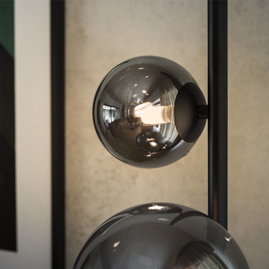 Ideal Lux - Lampadaire LED PERLAGE 4xG9/3W/230V noir/fumé
