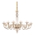 Ideal Lux - Lampadario a sospensione con catena BRIGITTA 12xE14/40W/230V diametro 120 cm ottone