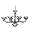 Ideal Lux - Lampadario a sospensione con catena CASANOVA 8xE14/40W/230V diametro 88 cm grigio