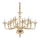Ideal Lux - Lampadario a sospensione con catena DANIELI 12xE14/40W/230V diametro 94 cm ottone