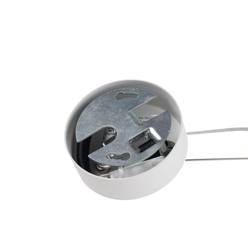 Ideal Lux - Lampadario a sospensione con cavo MAPA 1xE27/42W/230V Ø 30 cm bianco