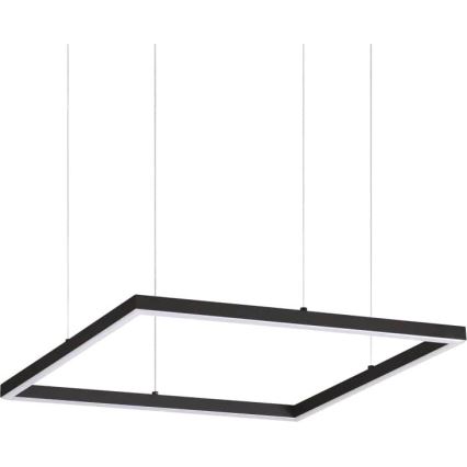 Ideal Lux - Lampadario LED a sospensione con cavo ORACLE SLIM LED/33W/230V 3000K CRI 90 50x50 cm nero