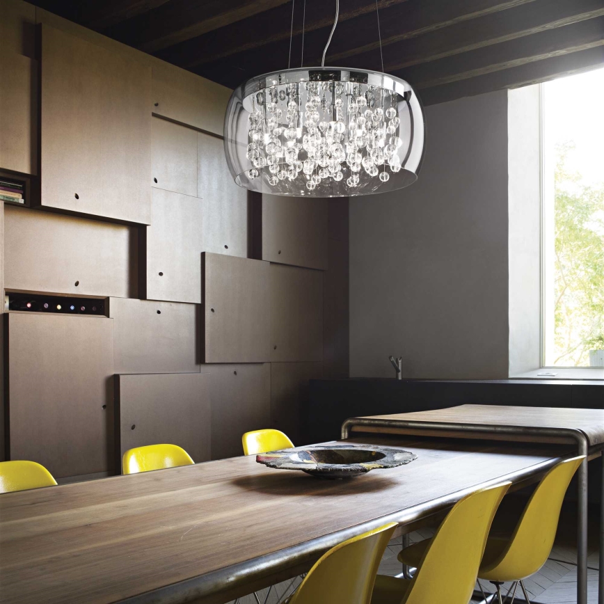 Ideal Lux - Lampadario a sospensione con filo AUDI 5xG9/40W/230V limpido