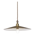 Ideal Lux - Lampadario a sospensione con filo CANTINA 1xE27/42W/230V diametro 35 cm bronzo