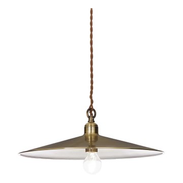 Ideal Lux - Lampadario a sospensione con filo CANTINA 1xE27/42W/230V diametro 35 cm bronzo